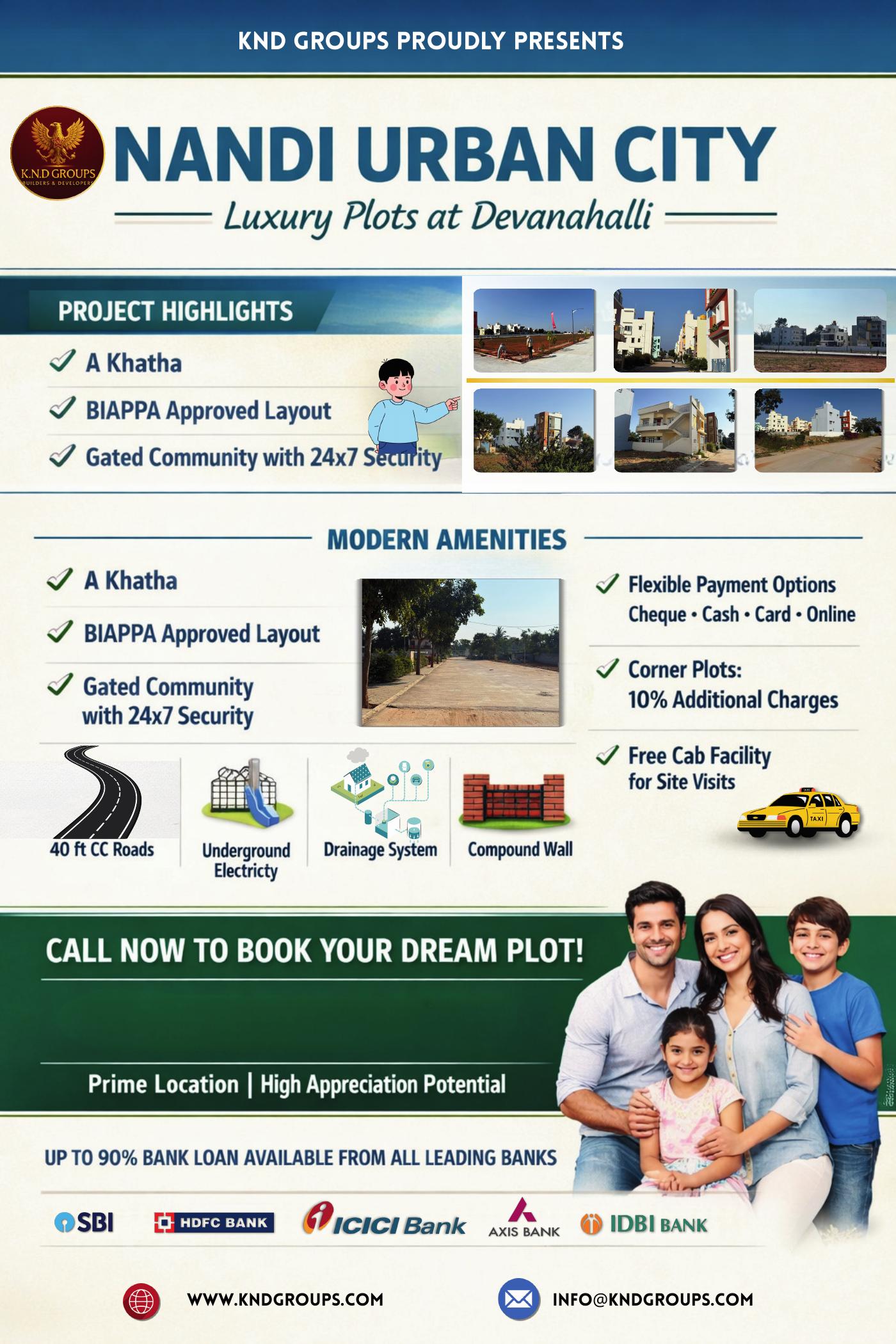 Nandi Urban City — amenities, payment options and bank tie-ups