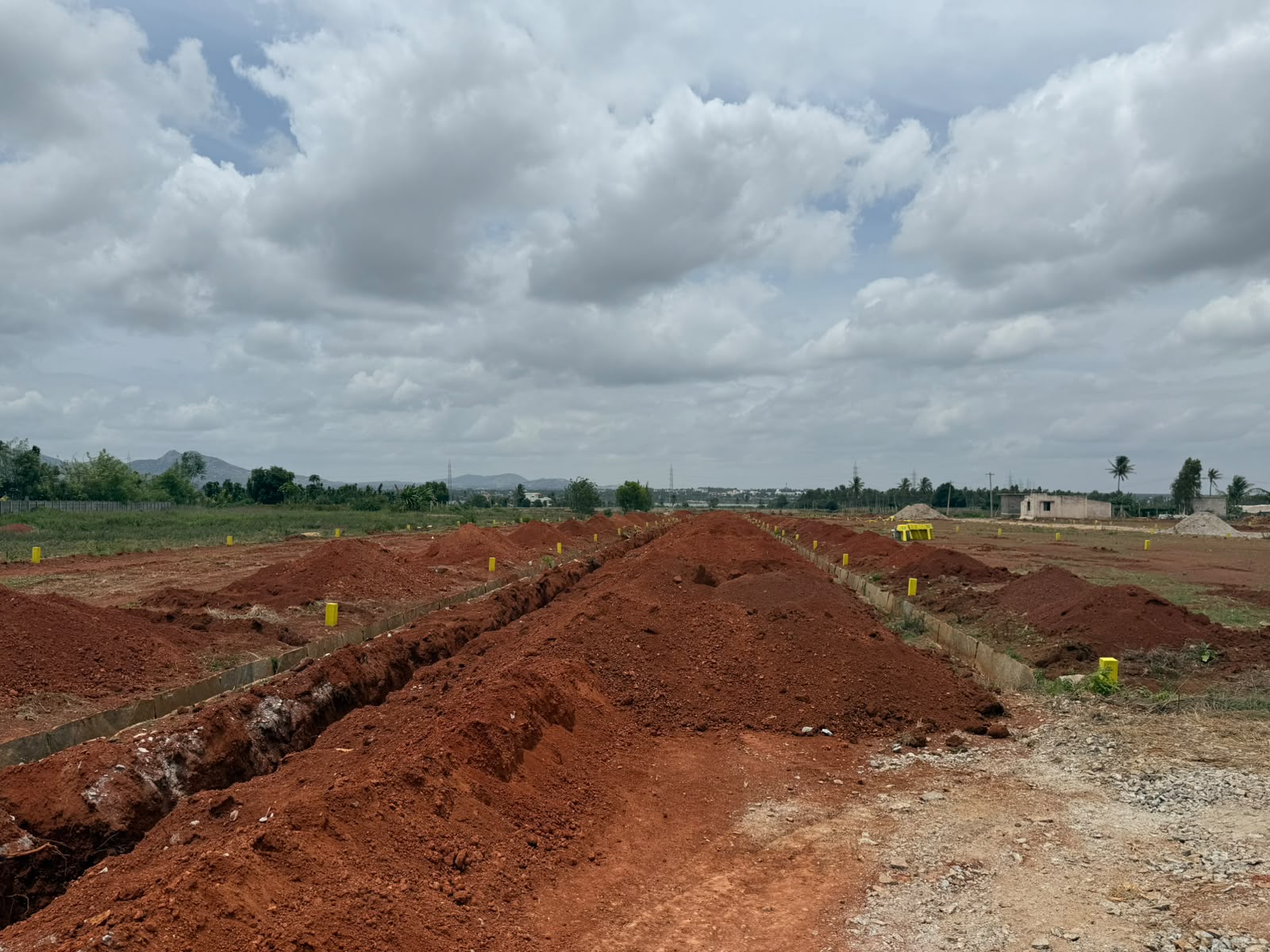 KND Smart City — site view with marked plot boundaries